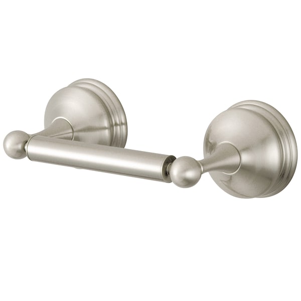 Vintage Toilet Paper Holder, Brushed Nickel